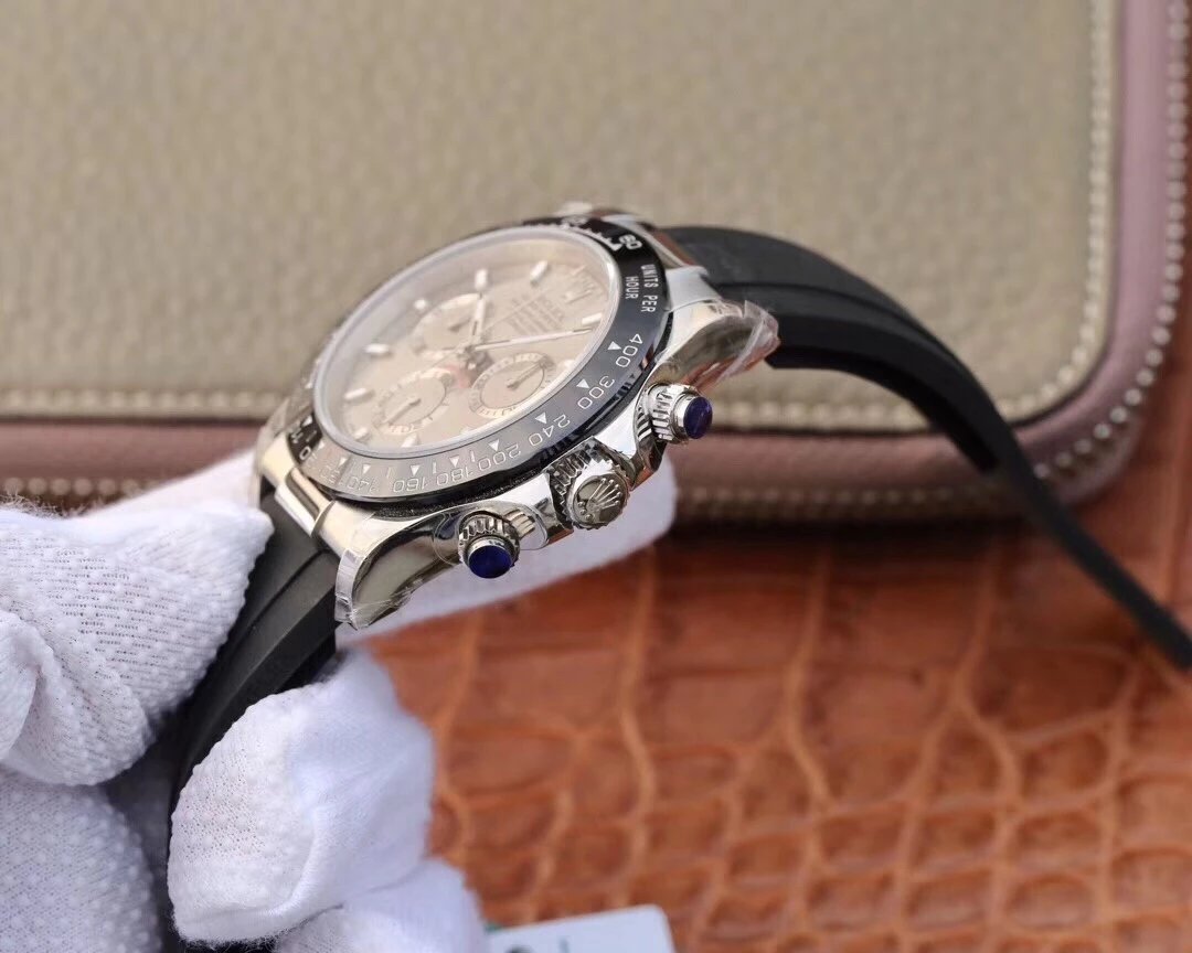 頂級復刻勞力士宇宙計時迪通拿4130機芯男士計時機械膠帶手錶￥5980-高仿勞力士