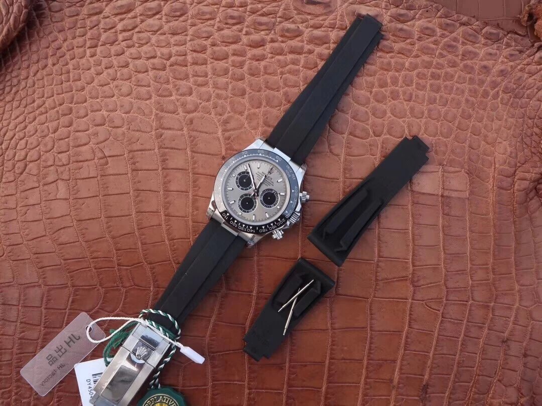 頂級復刻勞力士宇宙計時迪通拿4130機芯男士計時機械膠帶手錶￥5980-高仿勞力士