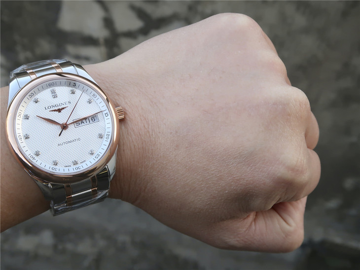 1:1復刻浪琴制錶傳統名匠繫列L2.755.5.37.7，瑞士進口ETA2836機芯，精鋼錶帶 男士腕錶L￥4580元-高仿浪琴