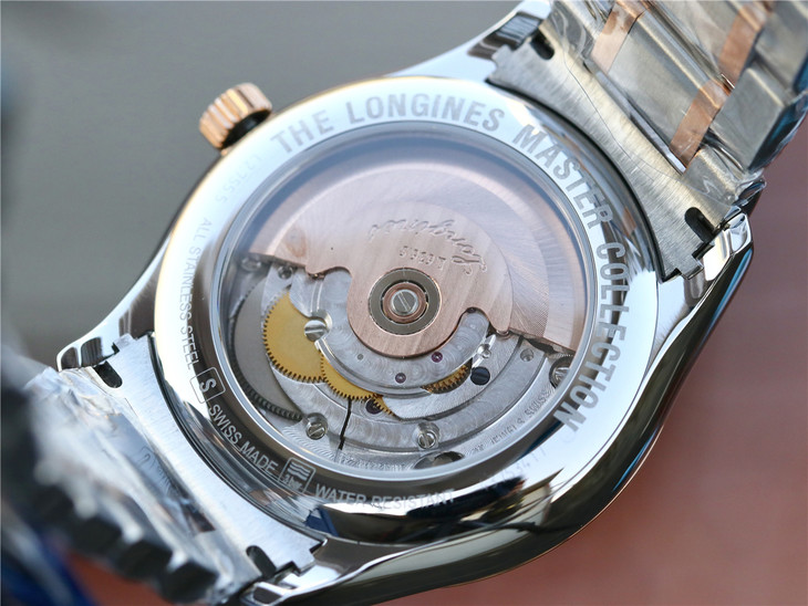 1:1復刻浪琴制錶傳統名匠繫列L2.755.5.37.7，瑞士進口ETA2836機芯，精鋼錶帶 男士腕錶L￥4580元-高仿浪琴
