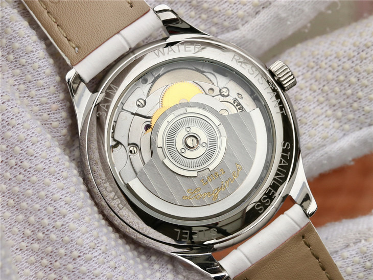 一比一復刻浪琴制錶傳統名匠繫列 L2.503.0.83.3 牛皮錶帶 自動機械男士腕錶￥3780元-高仿浪琴