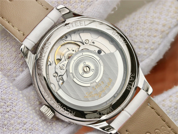 一比一復刻浪琴制錶傳統名匠繫列 L2.503.0.83.3 牛皮錶帶 自動機械男士腕錶￥3780元-高仿浪琴