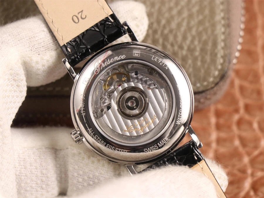 一比一復刻浪琴瑰麗繫列L4.921.4.11.2腕錶 男士自動機械手錶￥3780元-高仿浪琴