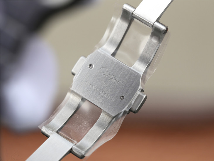 卡地亞新款山度士WSSA0013(大號) 精鋼錶帶 自動機械機芯 男士腕錶￥3880-高仿卡地亞