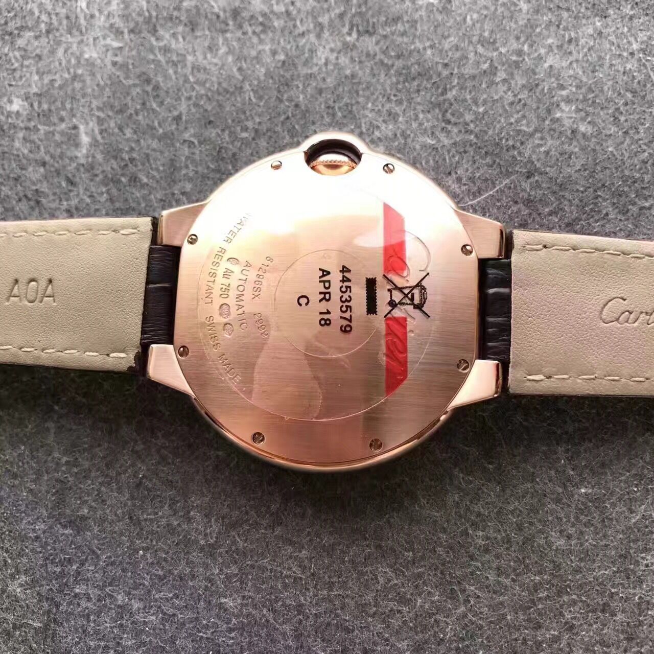 一比一復刻卡地亞藍氣球繫列玫瑰金鑲鉆42mm男士機械手錶￥3380-高仿卡地亞