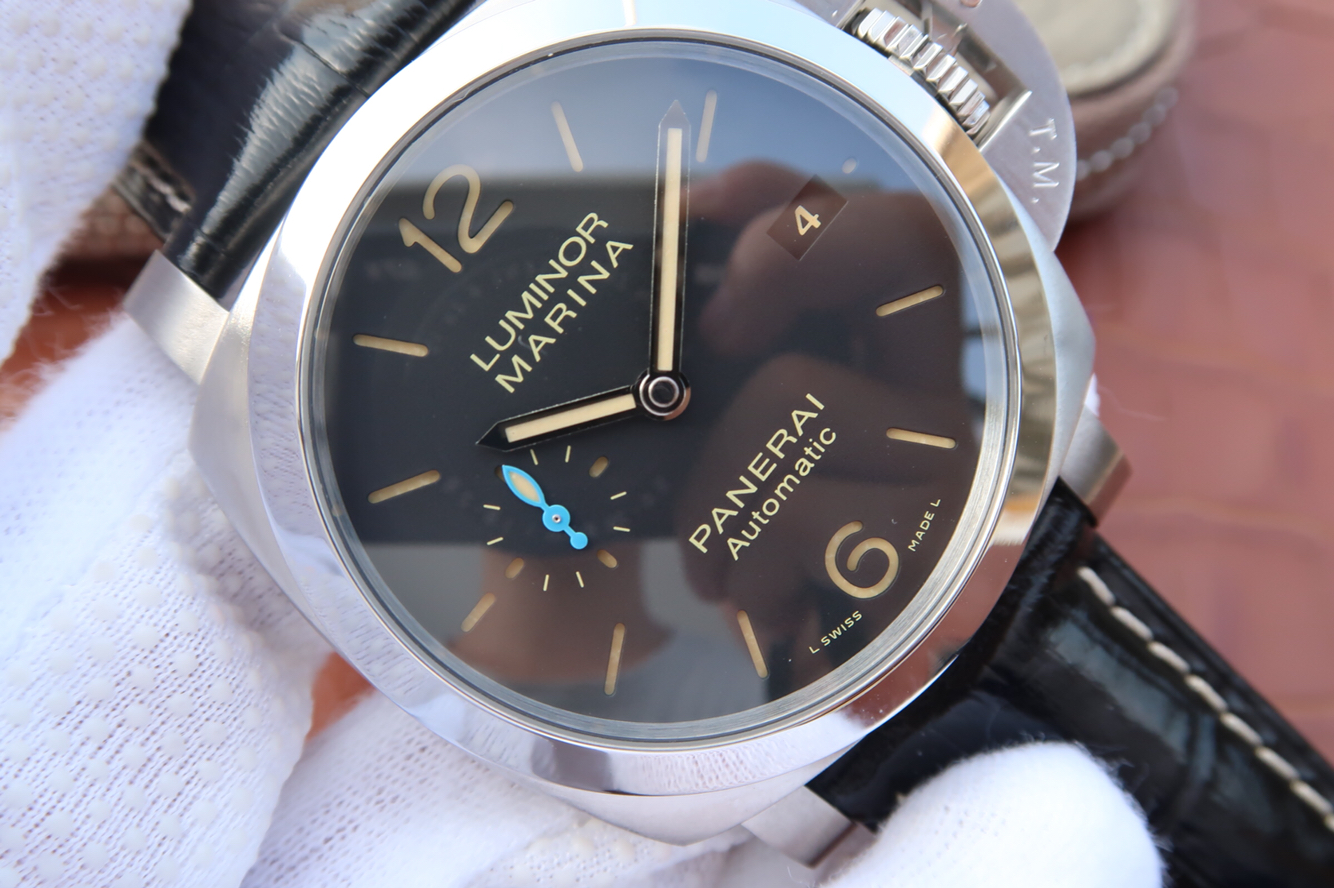 沛納海pam01392 復刻沛納海1392 皮帶錶 自動機械機芯 男士腕錶￥3980-高仿沛納海