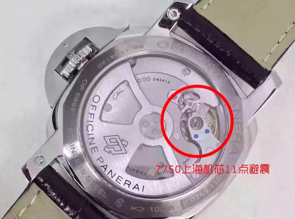 沛納海V2升級版pam00359/PAM359 克隆了原裝全自動p.9000機械機芯 男士手錶￥3980-高仿沛納海