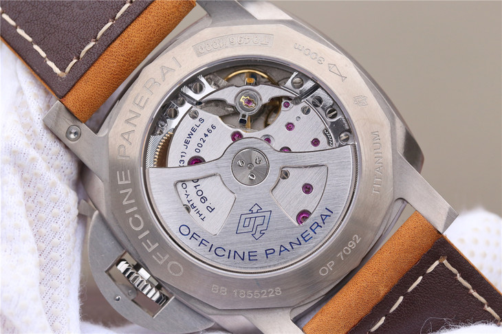 沛納海1351/PAM01351 皮帶錶 P9010自動機械機芯 男士腕錶￥3980-高仿沛納海