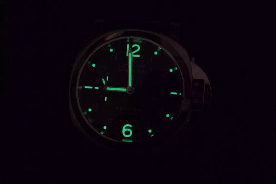 沛納海PAM164 繫列 LUMINOR 牛皮錶帶 自動機械 男士腕錶￥3980-高仿沛納海