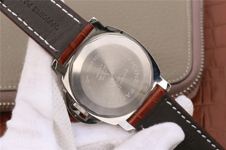 沛納海027 PAM00027 皮帶錶 自動機械機芯 男士腕錶￥3980-高仿沛納海