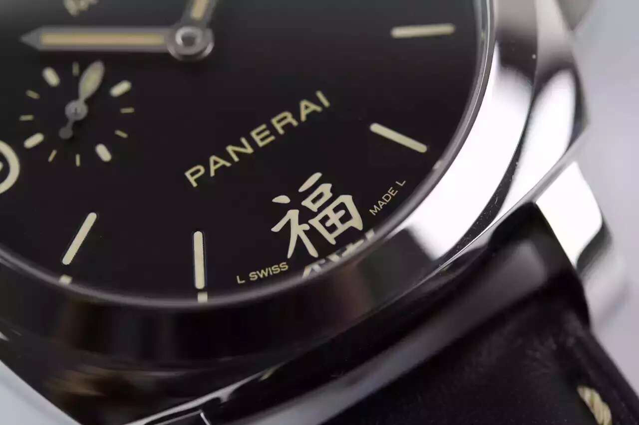 沛納海PAM 366 牛皮錶帶 搭載P9000全自動機械機芯 男士腕錶￥3980-高仿沛納海