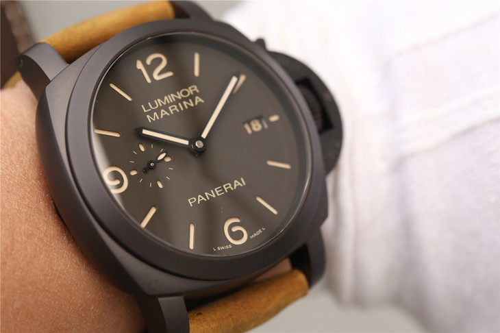 沛納海V2完美版pam00386/PAM386 皮帶錶 自動機械機芯 男士腕錶￥3980-高仿沛納海