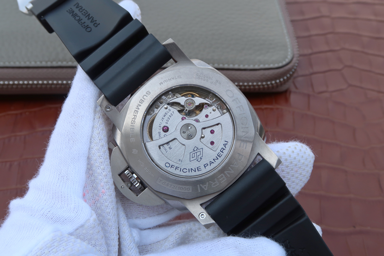 沛納海01305/PAM01305 矽膠錶帶 自動機械機芯 男士腕錶￥3980-高仿沛納海