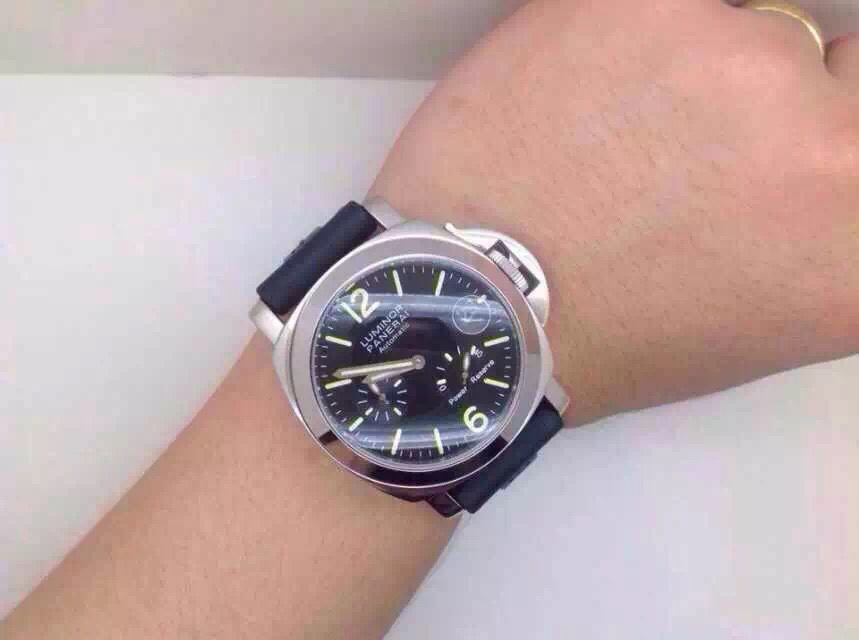 沛納海PAM186 繫列 橡膠錶帶 ASIA7750自動機械 男士腕錶￥4480-高仿沛納海