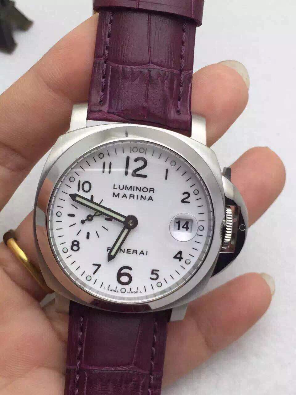 沛納海PAM049 Luminor Marina Automatic 全自動7750機芯 男錶￥3980-高仿沛納海