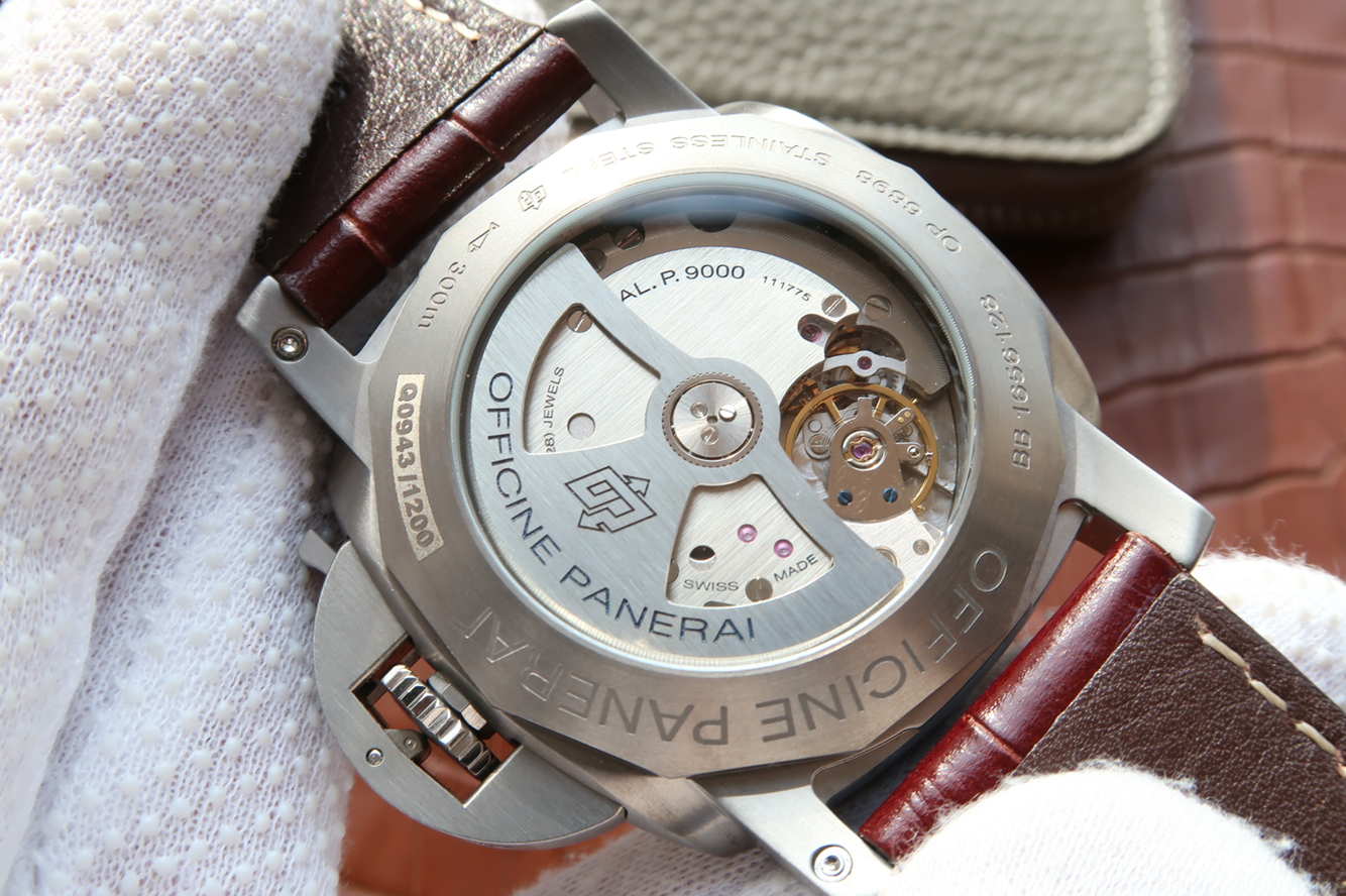 沛納海V2升級版pam00351/PAM351 克隆了原裝全自動p.9000機械機芯 男士腕錶￥3980-高仿沛納海