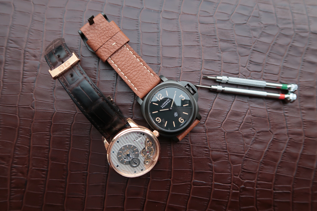 沛納海PAM00360 皮帶錶 6497手動機械機芯 男士腕錶￥3480-高仿沛納海
