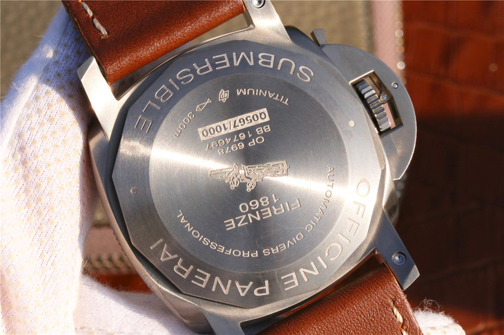 沛納海569/PAM00569 繫列 限量珍藏款 款式 皮帶錶 P9000自動機械 男士腕錶￥3980-高仿沛納海
