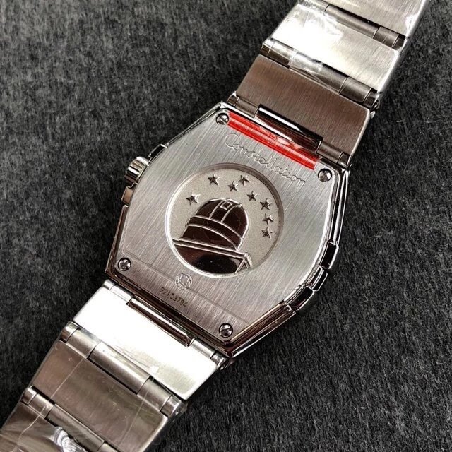歐米茄星座雙鷹繫列白盤鋼帶搭載1376正品機芯27MM女士腕錶￥2980-高仿歐米茄