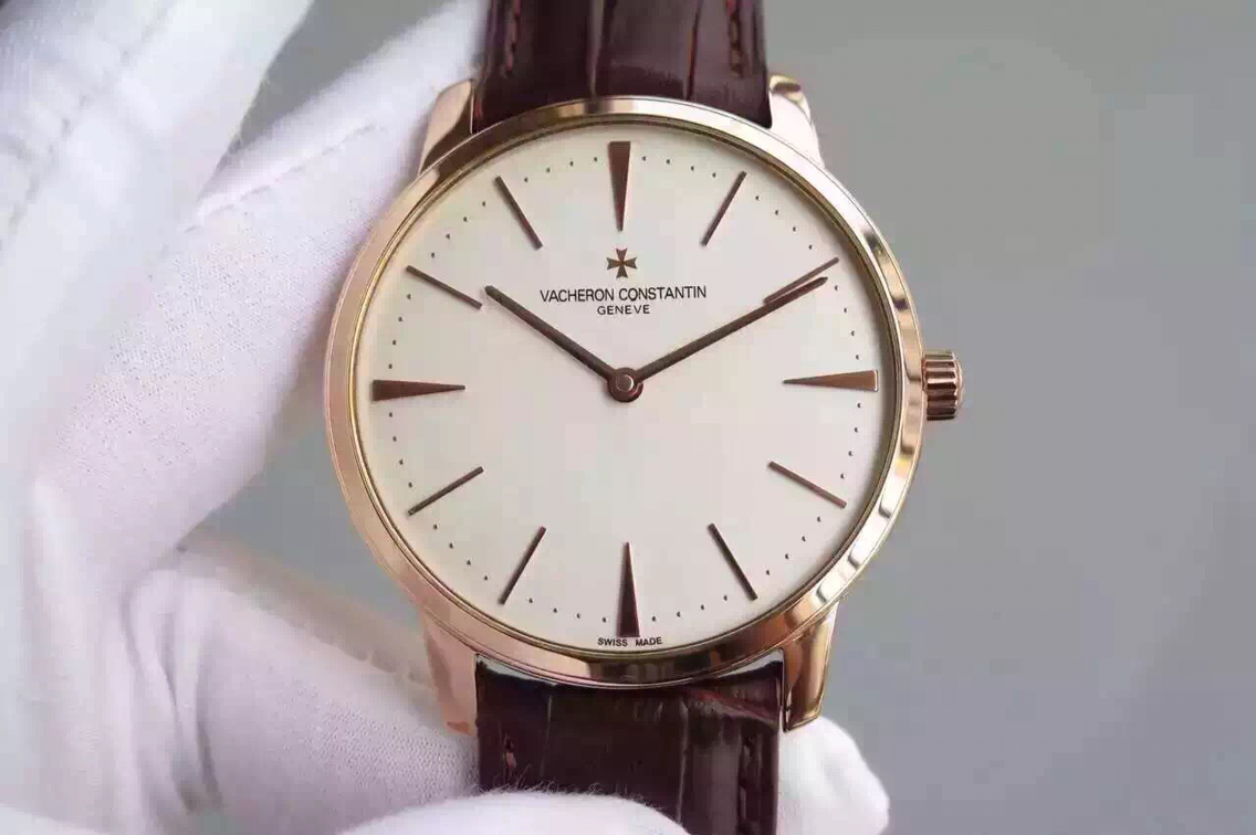 江詩丹頓傳承復刻區別 江詩丹頓（Vacheron Constantin)傳承繫列機械男錶￥3480-高仿江詩丹頓